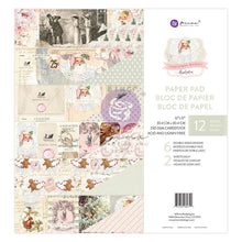 Load image into Gallery viewer, 12x12 Paper: Prima Marketing Double-Sided Paper Pad-Christmas Market, 6 Foiled Design-12/Pkg