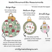 Load image into Gallery viewer, Dies: Emily Moore Designs-Ornament Nested Die Set