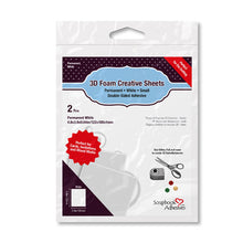 Load image into Gallery viewer, Adhesives: Scrapbook Adhesives-3D Foam Creative Sheets-Small-White