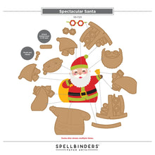 Load image into Gallery viewer, Dies: Spellbinders-Spectacular Santa Etched Dies