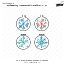 Load image into Gallery viewer, Dies: Lawn Fawn-Embroidery Hoop Snowflake Add-On