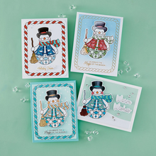 Load image into Gallery viewer, BetterPress Plates-Spellbinders-Snowman Wishes