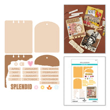 Load image into Gallery viewer, Dies: Spellbinders-Torn Edges CardLab Etched Dies by Esther Glas