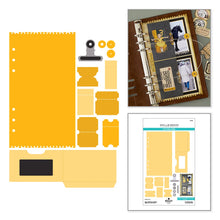 Load image into Gallery viewer, Dies: Spellbinders-Page with Flap Pocket Etched Dies by Esther Glas