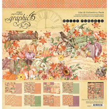 Load image into Gallery viewer, 12x12 Paper: Graphic 45 Collection Pack-Hello Pumpkin