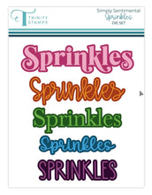 Load image into Gallery viewer, Dies: Trinity Stamps-Simply Sentimental - Sprinkles Coordinating Die Set