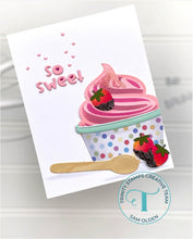Load image into Gallery viewer, Stencils: Trinity Stamps-Fro-Yo Swirl Coordinating Stencil - Carrie Rhoades Collection