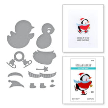 Load image into Gallery viewer, Dies: Spellbinders-DANCIN' PENGUIN ETCHED DIES