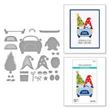 Load image into Gallery viewer, Dies: Spellbinders-GNOME DRIVE HOLIDAY ETCHED DIES