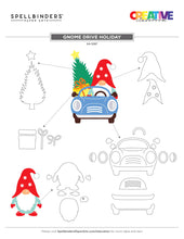 Load image into Gallery viewer, Dies: Spellbinders-GNOME DRIVE HOLIDAY ETCHED DIES