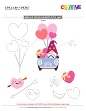 Load image into Gallery viewer, Dies: Spellbinders-GNOME DRIVE HEARTS FOR YOU ETCHED DIES