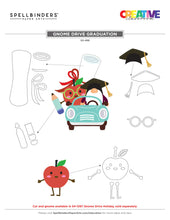 Load image into Gallery viewer, Dies: Spellbinders-GNOME DRIVE GRADUATION ETCHED DIES