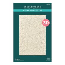Load image into Gallery viewer, Embossing Folders: Spellbinders-EVERGREEN 3D EMBOSSING FOLDER
