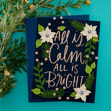 Load image into Gallery viewer, Better Press: Spellbinders-ALL IS CALM PRESS PLATE FROM THE MORE BETTERPRESS CHRISTMAS COLLECTION