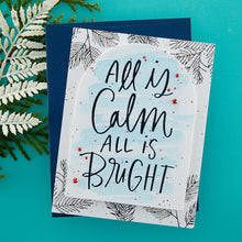 Load image into Gallery viewer, Better Press: Spellbinders-ALL IS CALM PRESS PLATE FROM THE MORE BETTERPRESS CHRISTMAS COLLECTION