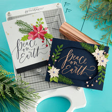 Load image into Gallery viewer, BetterPress: Spellbinders-PEACE ON EARTH PRESS PLATE FROM THE BETTERPRESS CHRISTMAS COLLECTION