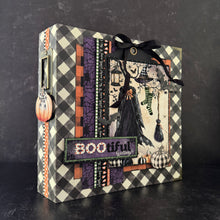 Load image into Gallery viewer, Mini Albums: Graphic 45-Check Binder Album with Interactive Pages — Black