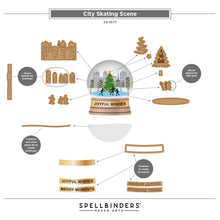 Load image into Gallery viewer, Dies: Spellbinders-City Skating Scene Etched Dies by Simon Hurley
