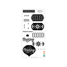 Load image into Gallery viewer, Stamps: Concord & 9th-ORNAMENT STAMP & STITCH STAMP SET
