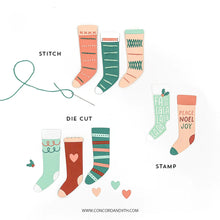 Load image into Gallery viewer, Dies: Concord & 9th-Stocking Stamp & Stitch Dies