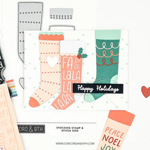 Load image into Gallery viewer, Dies: Concord & 9th-Stocking Stamp & Stitch Dies
