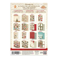 Load image into Gallery viewer, Papercrafting Kit: Stamperia-Printed Art Junk Journal: Stickers, Cut-Outs, Backgrounds For Art And Craft - Classic Christmas