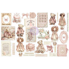 Load image into Gallery viewer, Embellishments: Prima Marketing- Quilted Memories Ephemera - 64 pc
