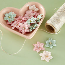 Load image into Gallery viewer, Embellishments: Prima Marketing-Delicate Trimmings Buttons & Keepsakes Flowers
