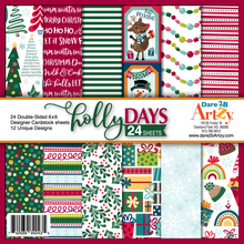 Load image into Gallery viewer, 6x6 Paper: Dare 2B Artzy-Holly Days Paper Pack