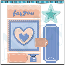 Load image into Gallery viewer, Dies: Dare 2B Artzy-Gift Bag & Box Die