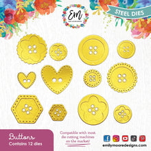 Load image into Gallery viewer, Dies: Emily Moore Designs-Buttons