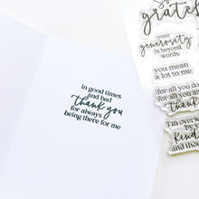 Load image into Gallery viewer, Stamps: Catherine Pooler Designs-Inside Out-Gratitude