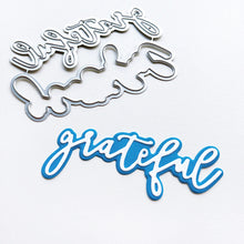 Load image into Gallery viewer, Dies: Catherine Pooler Designs-Grateful Layered Word Die