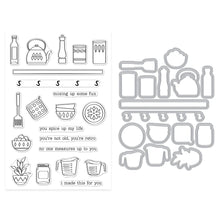 Load image into Gallery viewer, Stamp and Die Combo: Hero Arts-On The Shelf Stamp & Cut Set
