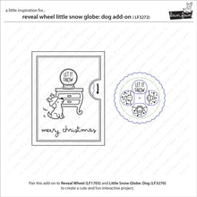Load image into Gallery viewer, Dies: Lawn Fawn-Reveal Wheel Little Snow Globe: Dog Add-On