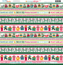 Load image into Gallery viewer, 12x12 Paper: Dare 2B  Artzy-Holiday Stripe