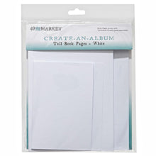 Load image into Gallery viewer, Scrapbooking: 49 And Market Create-An-Album Tall Book Pages-White