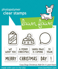 Load image into Gallery viewer, Stamps: Lawn Fawn-cozy dogs christmas add-on