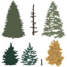 Load image into Gallery viewer, Dies: Honey Bee Stamps-Lovely Layers-Trees