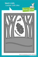 Load image into Gallery viewer, Dies: Lawn Fawn-winter forest backdrop: portrait
