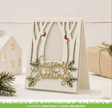 Load image into Gallery viewer, Dies: Lawn Fawn-winter forest backdrop: portrait