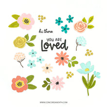 Load image into Gallery viewer, Stamps: Concord & 9th-Flower Medley Stamp Set