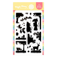 Load image into Gallery viewer, Stamps: Waffle Flower-Postage Collage Autumn Sunset Stamp Set