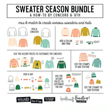 Load image into Gallery viewer, Stamps: Concord & 9th-Sweater Season