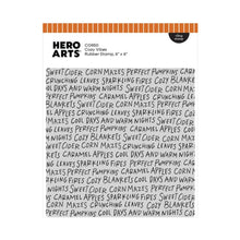 Load image into Gallery viewer, Rubber Stamps: Hero Arts Cozy Vibes Cling Stamp