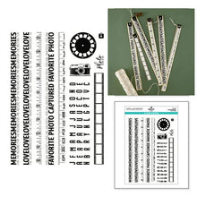 Load image into Gallery viewer, Stamps: Spellbinders - Esther Glas - Turn The Page Collection - Keepsake Strips