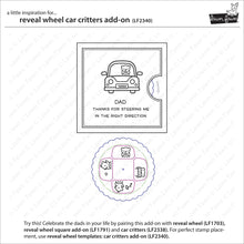 Load image into Gallery viewer, Reveal Wheel Car Critters Add-On