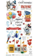 Load image into Gallery viewer, 6x12 Rub-Ons: 49 and Market-49 and Market Mouse and Co. 6 x12 Essential Rub-on Transfers