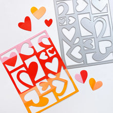 Load image into Gallery viewer, Dies: Catherine Pooler Designs-Fold-N-Cut Hearts Cover Plate Die