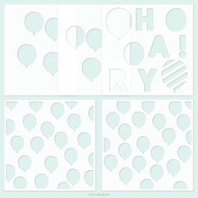 Load image into Gallery viewer, Stencils: Concord & 9th-Bunch of Balloons Stencil Pack